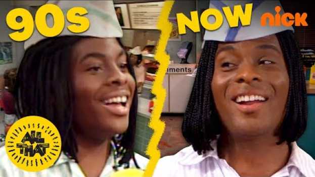Video Kel Mitchell's Good Burger: Then vs. Now! 🍔 | All That su italiano