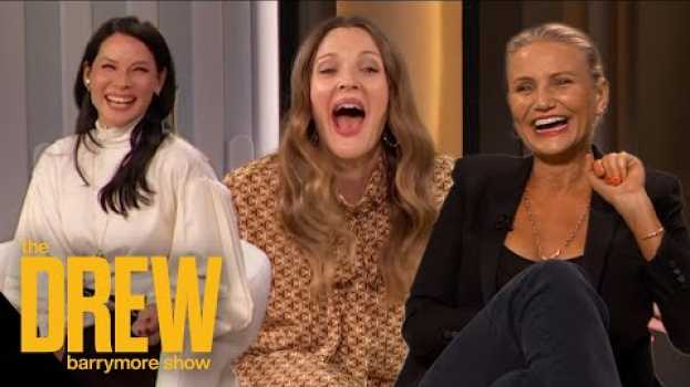 Video Drew Kicks Off Her First Show with Her Charlie's Angels Sisters Cameron Diaz and Lucy Liu na Polish