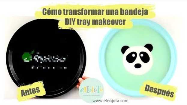 Video Cómo transformar una bandeja con pintura y resina ¡Muy fácil! | ELEOJOTA00 su italiano
