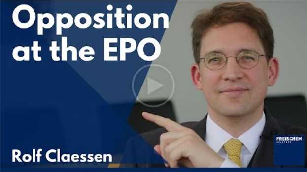 Video Patent Opposition Procedure Before the European Patent Office - Statistics #patent #rolfclaessen in Deutsch