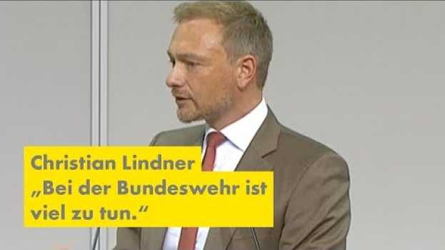 Видео Christian Lindner: "Bei der Bundeswehr ist viel zu tun!" на русском