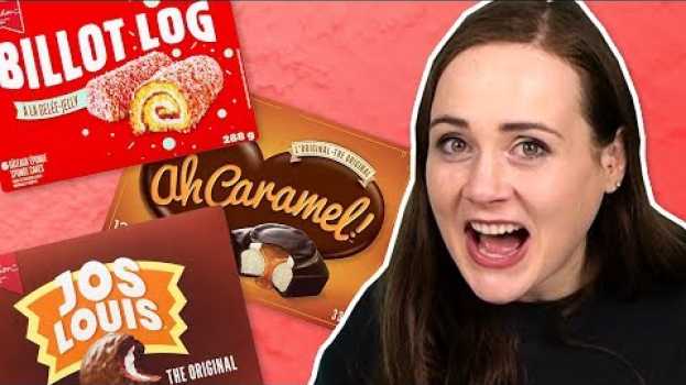 Video Irish People Try Canadian Cakes in English