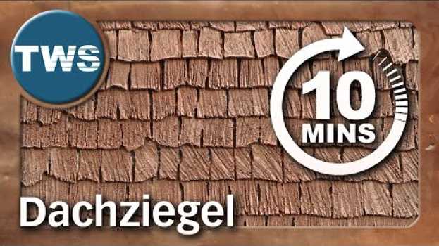 Видео Tutorial: Dachziegel in nur 10 Minuten / Schindeln / roof tiles & shingles (Tabletop-Gelände, TWS) на русском