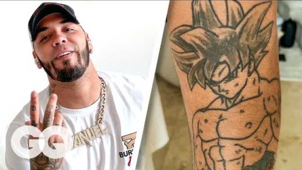 Video Anuel AA Breaks Down His Tattoos | GQ in Deutsch