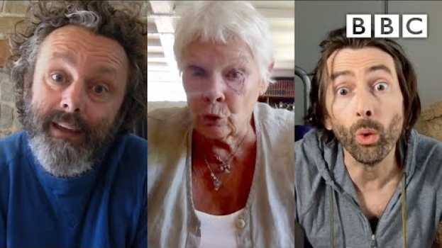 Video Judi Dench puts David Tennant and Michael Sheen in their place | Staged - BBC en Español