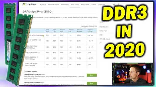 Video Why is DDR3 RAM more expensive than DDR4 in 2020....!? na Polish