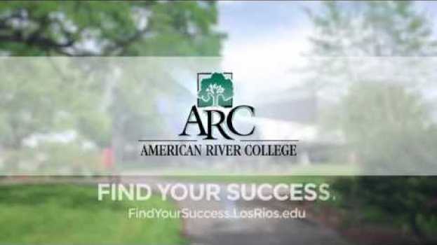 Video American River College: Find Your Success Here em Portuguese