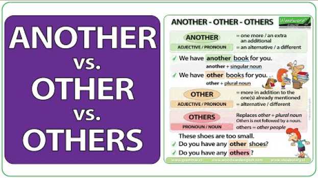 Видео Another vs Other vs Others - English Grammar Lesson на русском