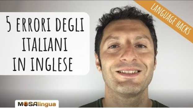 Video Top 5 degli errori di pronuncia inglese degli italiani ! na Polish