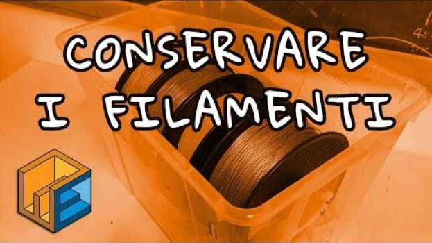 Video Conservare i filamenti per stampanti 3D // Anche i migliori filamenti PLA ne soffrono em Portuguese
