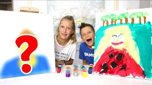 Video Painting Each Other Challenge! in Deutsch