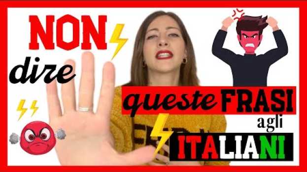 Видео Frasi che fanno INCAZZARE gli italiani (non usatele mai... a meno che non vogliate litigare!) 🔥 на русском