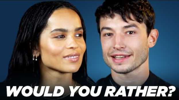 Video The Cast of "Fantastic Beasts: The Crimes of Grindelwald" Play "Would You Rather?" en français