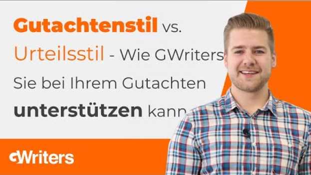 Видео Gutachtenstil vs. Urteilsstil - Wie unsere Jura Ghostwriter Sie unterstützen на русском