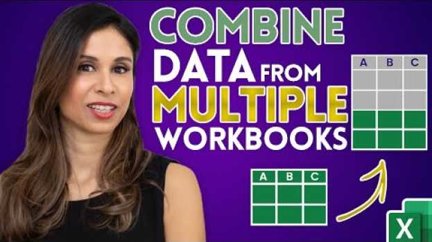 Video Easiest way to COMBINE Multiple Excel Files into ONE (Append data from Folder) em Portuguese