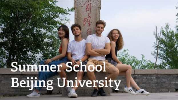 Video Summer School alla Beijing University of Chemical Technology (Cina) in English