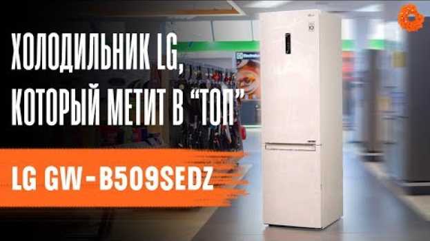 Video ТОПОВЫЙ холодильник в бежевом цвете от LG  | Обзор GW-B509SEDZ in English