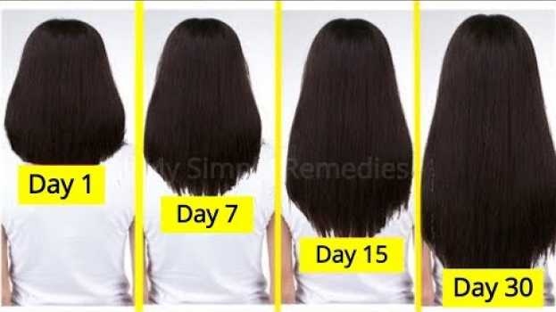 Video Six Super Easy Hair Hacks To Get Long, Thick ,Healthy & Beautiful Hair - em Portuguese