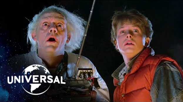 Video Back to the Future | The Very First DeLorean Time Travel Scene in Deutsch
