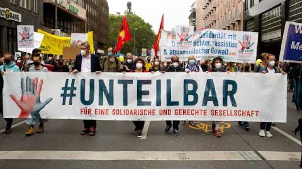 Video Für eine solidarische & gerechte Gesellschaft! #unteilbar Demonstration am 04.09.2021 in Berlin en français