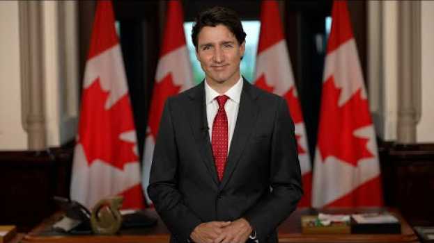 Video Prime Minister Trudeau's message on Canada Day en français