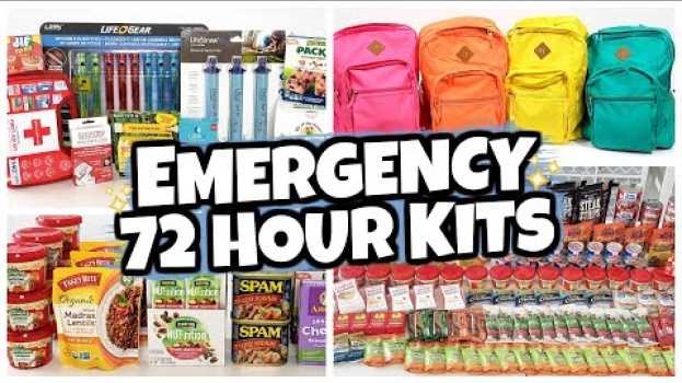 Video 30 Items We Keep In Our 72 HOUR “BUG OUT” BAGS su italiano