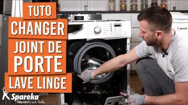 Видео Comment changer le joint de porte d'une machine à laver на русском
