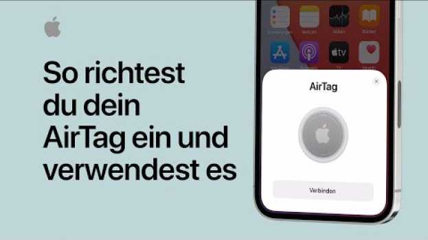 Video So richtest du dein AirTag ein und verwendest es | Apple Support in English