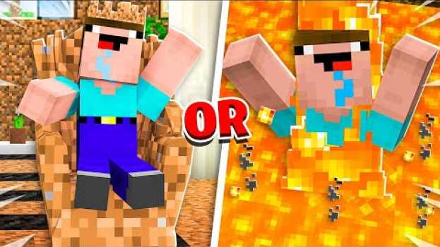 Видео Noob1234 vs EXTREME Minecraft Would You Rather! на русском