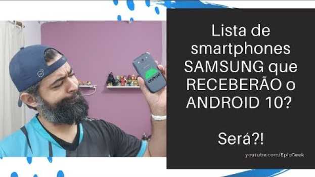 Видео Lista de smartphones SAMSUNG que RECEBERÃO o ANDROID 10? Será?! на русском