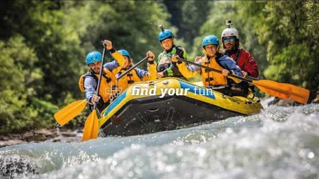 Video find your FUN in Val di Sole - Rafting sul fiume Noce em Portuguese