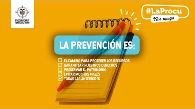 Video Así de fácil es prevenir con #LaProcu em Portuguese