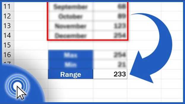 Video How to Calculate the Range in Excel (in 3 easy steps) su italiano