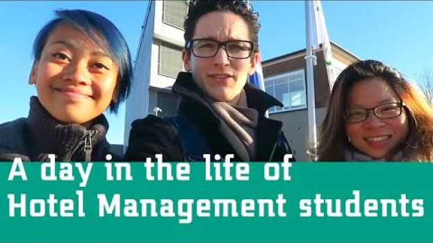 Video A Day in the Life of a Hotel Management Student - Studying in Holland em Portuguese