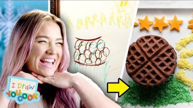 Video Can These Chefs Turn This Ice Queen Drawing Into Real Food? • Tasty na Polish