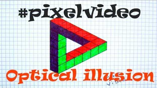 Video 3D КАК РИСОВАТЬ ОБМАН ЗРЕНИЯ ИЛЛЮЗИЮ РИСУНКИ ПО КЛЕТОЧКАМ #pixelvideo em Portuguese
