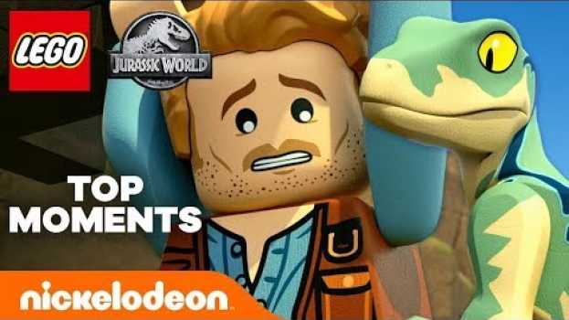 Video LEGO Jurassic World 🦖 Best 7 Scenes from Part 1! | Nick su italiano