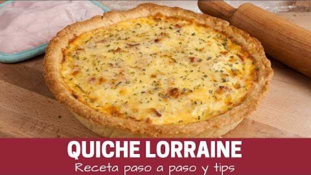 Video Como hacer Quiche Lorraine - Receta facile de tarta salada em Portuguese