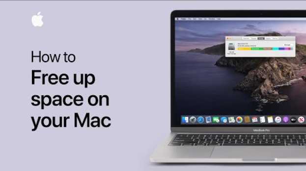 Video How to free up space on your Mac — Apple Support em Portuguese