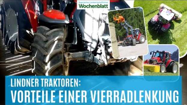 Video Was bringt eine Vierradlenkung? | Lindner Lintrac – Traktor, Zweiachsmäher und Hoftrac in einem in English