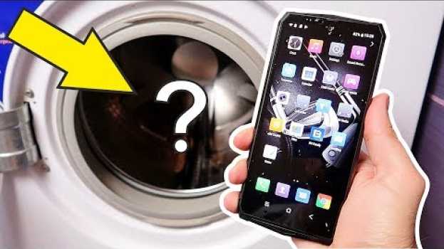 Video Что если бросить самый защищенный смартфон в Стиральную Машину? blackview bv9100 alex boyko su italiano