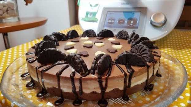 Видео Cheesecake ai tre cioccolati per bimby TM6 TM5 TM31 на русском