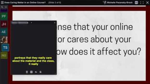 Video If your online instructor cares, how does it affect you? na Polish