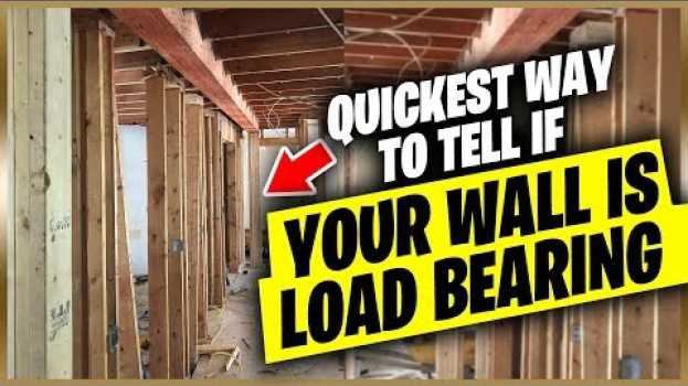 Видео The fastest ways to tell if your wall is load bearing or not! на русском