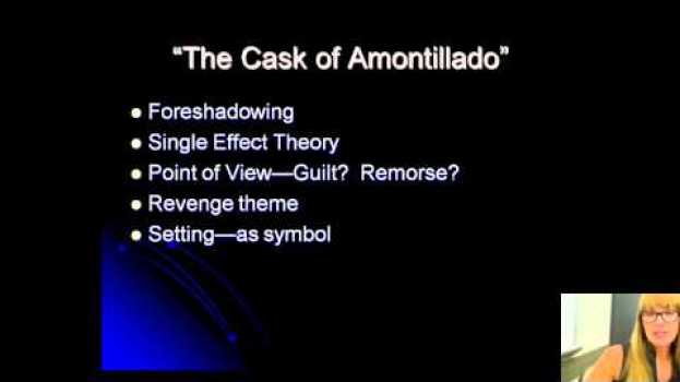 Video The Cask of Amontillado em Portuguese