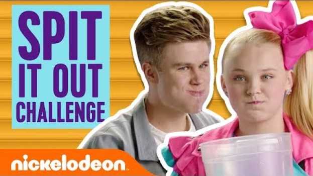 Видео Spit It Out Challenge 2.0 😂 w/ JoJo Siwa, Owen Joyner & More! | Nick на русском