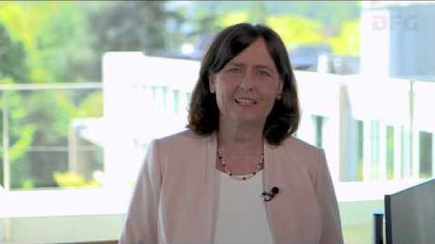 Video DFG-Präsidentin Katja Becker: Unterstützung und Impulse zur aktuellen Krise en français