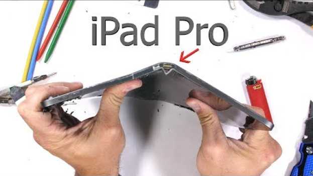 Video iPad Pro Bend Test! - Be gentle with Apples new iPad... su italiano