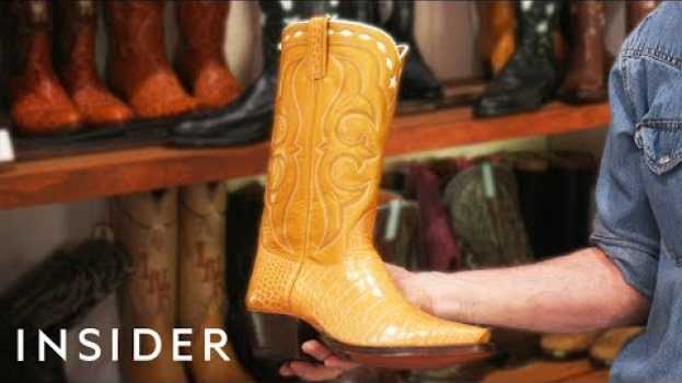 Video How $3,000 Custom Cowboy Boots Are Made | Master Craft | Insider Art em Portuguese