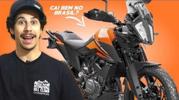 Video CAI BEM? Nova KTM 390 Adventure NO BRASIL! - Motorede in English